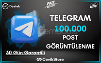 ⭐Telegram 100.000 Global Görüntülenme [Garanti]⭐