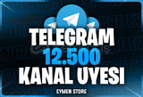 ⭐ TELEGRAM 12.500 Kanal / Grup Üyesi