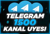 ⭐TELEGRAM 1.500 Kanal/Grup Üyesi [Anında]