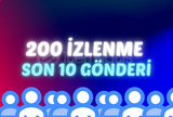 TELEGRAM 200 İZLENME - SON 10 GÖNDERİ