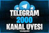 ⭐ TELEGRAM 2000 Kanal / Grup Üyesi ⭐