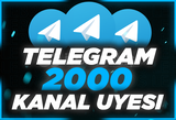 ⭐TELEGRAM 2.000 Kanal/Grup Üyesi [Anında]