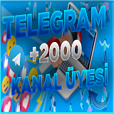 TELEGRAM 2.000 KANAL ÜYESİ 