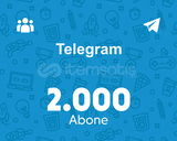 Telegram 2000 Üye