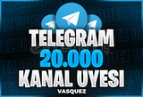 ⭐ TELEGRAM 20.000 Kanal / Grup Üyesi ⭐