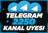 ⭐TELEGRAM 2.250 Kanal/Grup Üyesi [Anında]