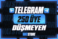 ⚡TELEGRAM 250 DÜŞMEYEN ÜYE + GARANTİ 
