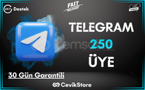 ⭐️Telegram 250 Global Üye [Garanti]⭐️