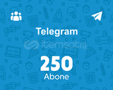 Telegram 250 Üye