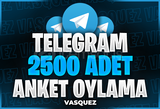 ⭐ TELEGRAM 2500 Anket Oylama ⭐