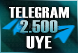 Telegram | 2500 Kanal Üyesi + Garantili