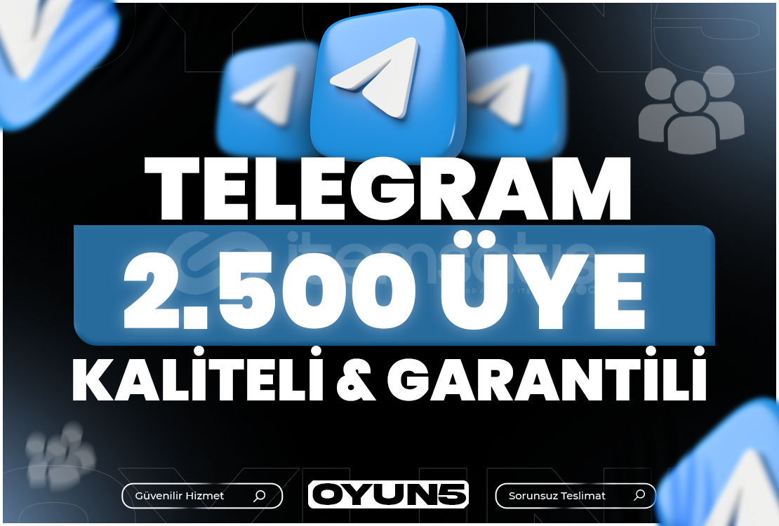 ⭐(TELEGRAM) 2.500 ÜYE | SAĞLAM⭐ ⭐(TELEGRAM) 2.500 ÜYE | SAĞLAM⭐