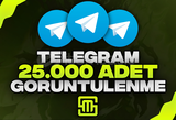 ✨Telegram 25.000 Adet Görüntülenme!