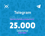 Telegram 25000 Görüntülenme 1 Gönderi|ÇOK HIZLI