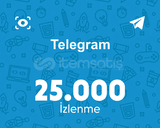 Telegram 25000 Görüntülenme (1 Yıl Garantili)