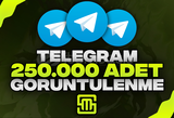 ✨Telegram 250.000 Adet Görüntülenme!
