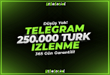 ⭐Telegram 250.000 Türk Görüntülenme