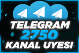 ⭐TELEGRAM 2.750 Kanal/Grup Üyesi [Anında]