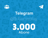 Telegram 3000 Üye