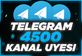 ⭐TELEGRAM 4.500 Kanal/Grup Üyesi [Anında]