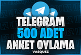 ⭐ TELEGRAM 500 Anket Oylama ⭐