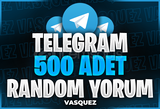 ⭐ TELEGRAM 500 Adet Yorum ⭐