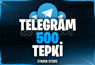 ⭐ TELEGRAM 500 Gerçek Tepki