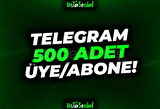 ⭐Telegram 500 Grup Üyesi!