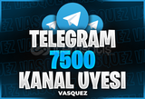 ⭐ TELEGRAM 7500 Kanal / Grup Üyesi ⭐