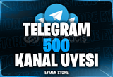 ⭐ TELEGRAM 500 Kanal / Grup Üyesi