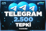 ⭐ TELEGRAM 2500 TEPKİ ⭐