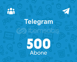 Telegram 500 Üye