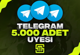 ✨Telegram 5.000 Adet Üye!