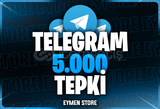 ⭐ TELEGRAM 5000 Gerçek Tepki