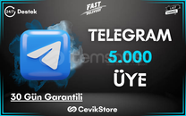 ⭐️Telegram 5.000 Global Üye [Garanti]⭐️
