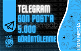 TELEGRAM SON POST'A 5.000 GÖRÜNTÜLENME | HIZLI