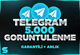 Telegram 5000 İzlenme / Garantili + Anlık