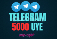 ⭐ Telegram 5000 Kanal/Grup Üye