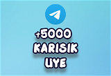 Telegram +5000 Karışık Üye HIZLI GÖNDERİM ANLIK