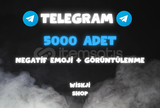 ⭐️TELEGRAM 5000 NEGATİF EMOJİ+GÖRÜNTÜLENME⭐️