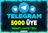 ⭐Telegram 5000 Üye / Garantili