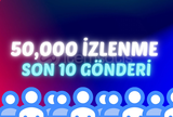 TELEGRAM 50000 İZLENME - SON 10 GÖNDERİ