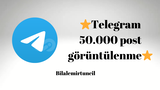 ⭐Telegram 50.000 post görüntülenme⭐