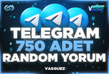 ⭐ TELEGRAM 750 Adet Yorum ⭐