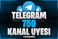 ⭐ TELEGRAM 750 Kanal / Grup Üyesi ⭐