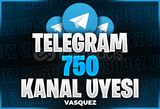 ⭐ TELEGRAM 750 Kanal / Grup Üyesi ⭐