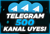 ⭐TELEGRAM 500 Kanal/Grup Üyesi [Anında]