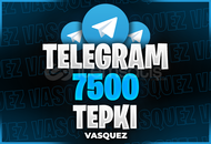 ⭐ TELEGRAM 7500 Gerçek Tepki ⭐