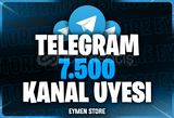 ⭐ TELEGRAM 7500 Kanal / Grup Üyesi