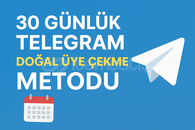 TELEGRAM DOĞAL ÜYE ÇEKME METOT